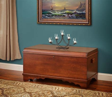Ridgemont Cherry Wood Hope Chest From Dutchcrafters Amish Furniture