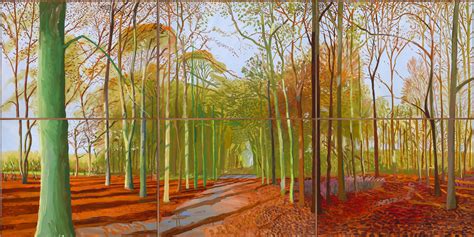 Woldgate Woods David Hockney David Hockney Landscapes David Hockney