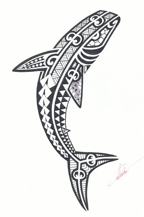 31 Polynesian Shark Tattoos Pictures