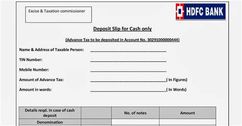 These days, bank deposit slip templates are becoming obsolete. Cash Deposit Hdfc Bank Deposit Slip : cash deposit slip ...