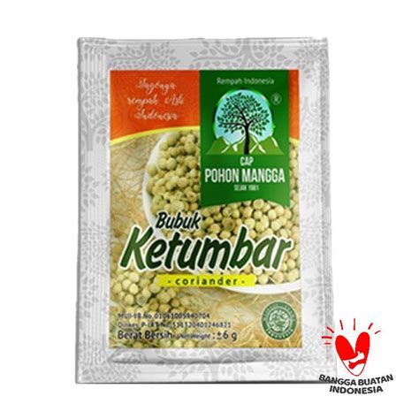 Jual CAP POHON MANGGA Bubuk Ketumbar Bumbu Masakan 6 Sachet Halal Di