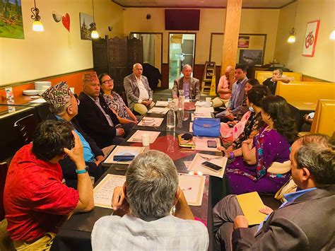 Ambassador Khatiwada Holds A Series Of Interactions With Nepali Diaspora In California Embassy