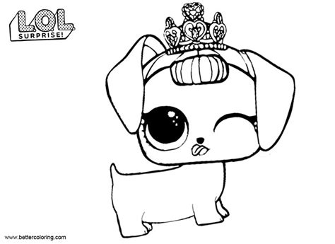 Lol Surprise Dog Coloring Pages Coloring Pages