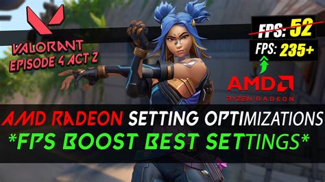 Valorant Best Amd Radeon Setting Optimizations For Valorant Boost Fps Youtube