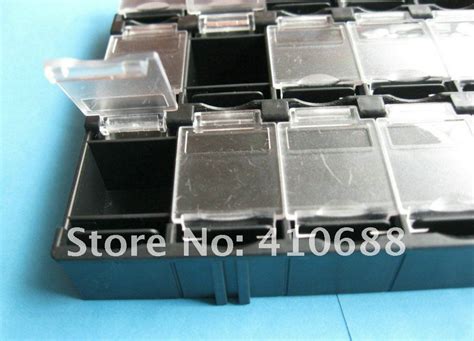 6 Pcs Smd Smt Electronic Component Mini Storage Box 2438 Lattice