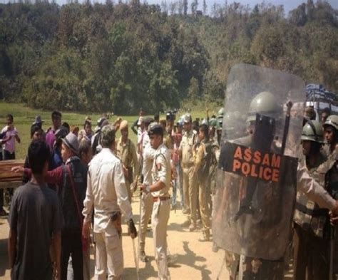 6 assam policemen killed in assam mizoram border clashes