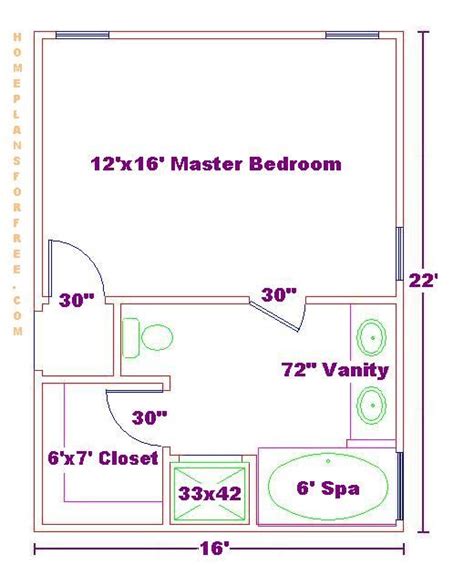 master bedroom floor plans  ensuite images  pinterest