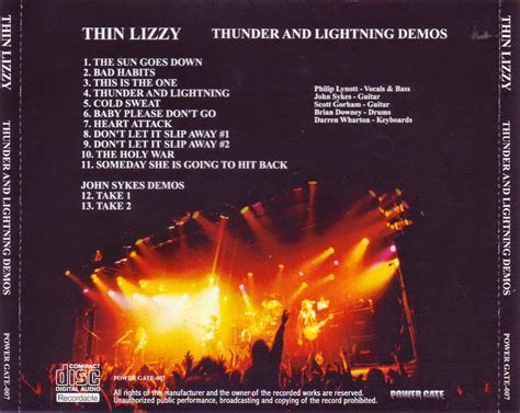 Tube Thin Lizzy 1983 Thunder And Lightning Demos Stuflac