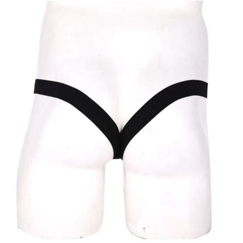 Mens Jock Strap Micro Thong Underwear Open Back Bulge Pouch Low Rise