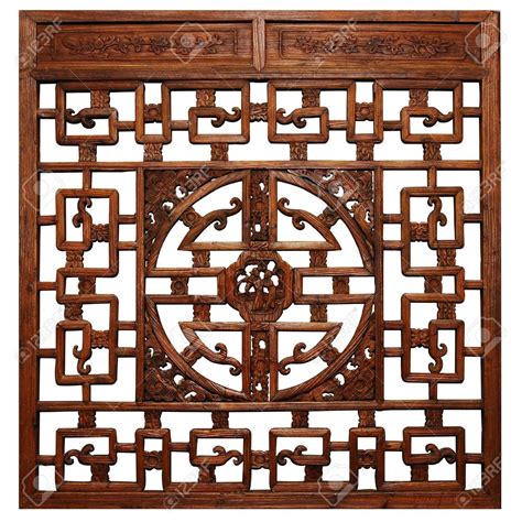Asian Wood Carving Spice Basket Wood Carving