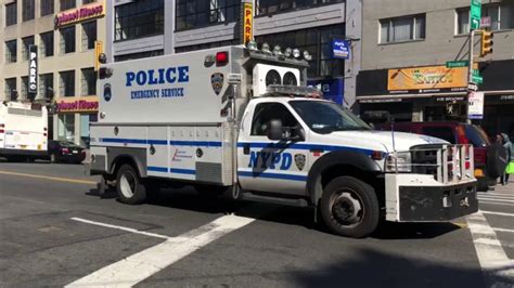 Very Rare Catch Of An Nypd Esu Robot Unit And An Nypd Esu Utility