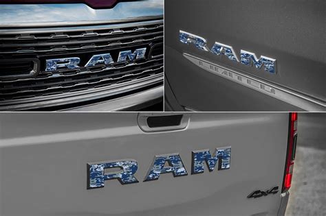 2019 2021 Ram 1500 Grille Tailgate Camo Usa Emblem Decal Etsy