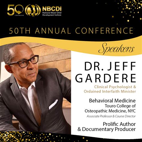 Nbcdis 50forward Virtual Conference Dr Jeff Gardere Americas