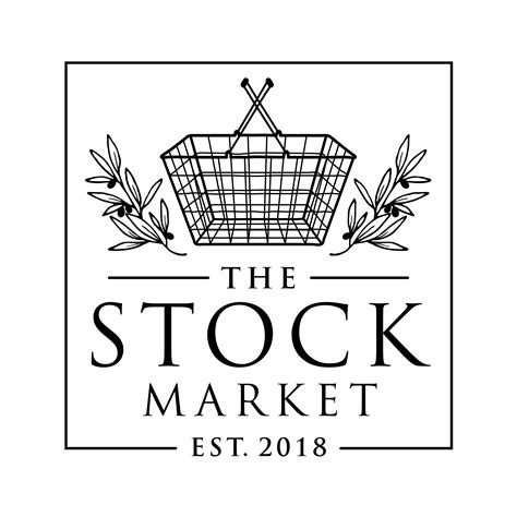 Black The Stock Market Logo Jpeg Shawano Stock Market