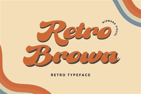 Retro Brown Font Dafont Free