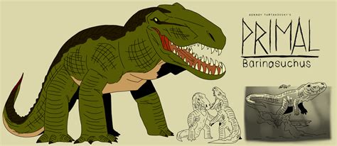 Genndy Tartakovsky Primal Barinasuchus Style By Lilburgerd4 On