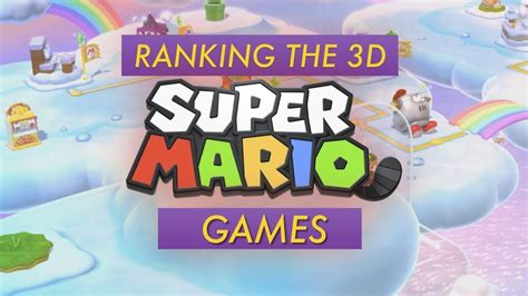 Ranking All 3d Mario Games Youtube