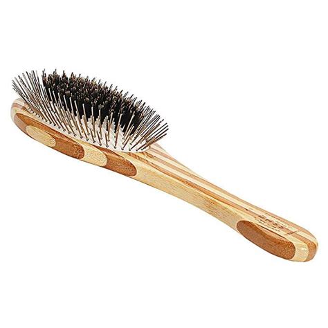 Bass bs12 contoured firm bristles men's hair, beard and mustache brush. Bass Brushes BASS Wire/Boar Pet Groomer - Large Oval ...