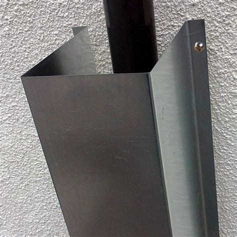 Anti Climb Downpipe Cover Galvanised Steel
