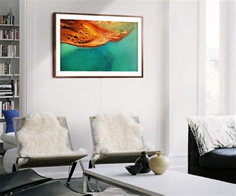 The Frame Samsungs New Tv Looks Like Art Hanging On Your Wall