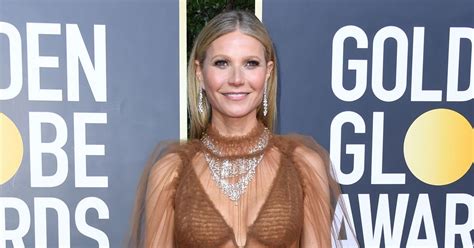 Gwyneth Paltrow Wears Golden Globes 2020 See Through Dress