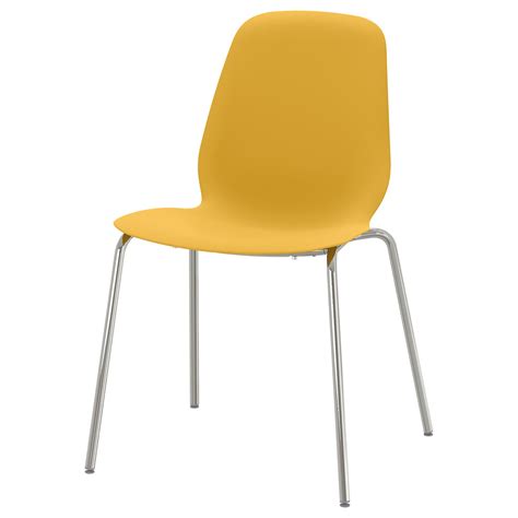 Because we have dining room chairs that are so beautiful that they dress up your living room, and so comfotable that they make your table talks long, very long. LEIFARNE Chair, dark yellow, Broringe chrome plated - IKEA