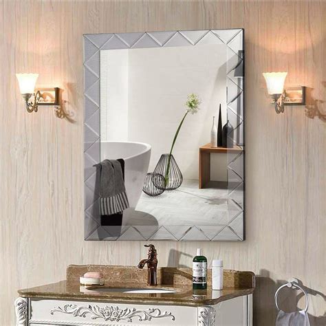 Shop wayfair for bathroom mirror sale to match every style and budget. Modern Rectangle 30 x 21 inch Beveled Bathroom Wall Mirror