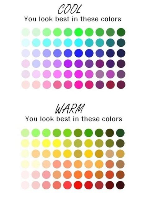 Colors For Warm And Cool Skin Tones Colors For Skin Tone Warm Skin