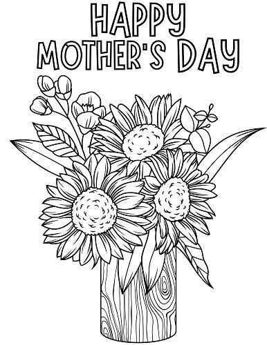 Mothers Day Coloring Page Free Printable Cenzerely Yours
