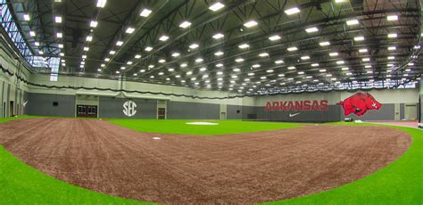 Baseball And Track Practice Facility University Of Arkansas