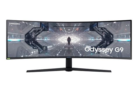 Buy Samsung Odyssey G9 Curved Gaming Monitor 49 Inch 240hz 1000r 1ms 1440p Black White