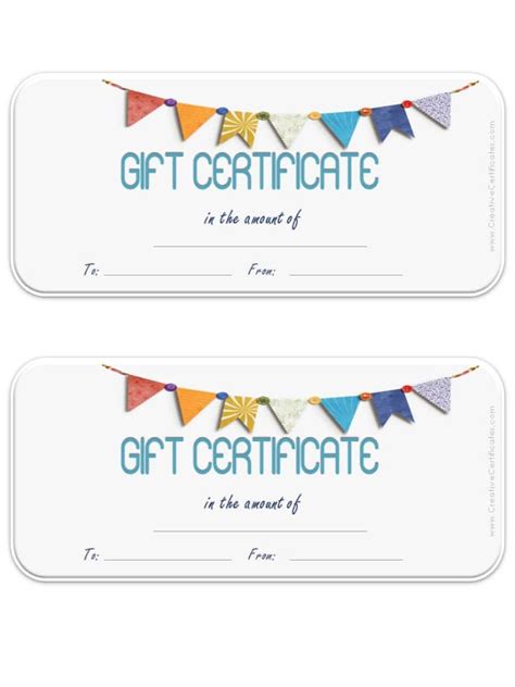 editable gift certificate templates gift certificate