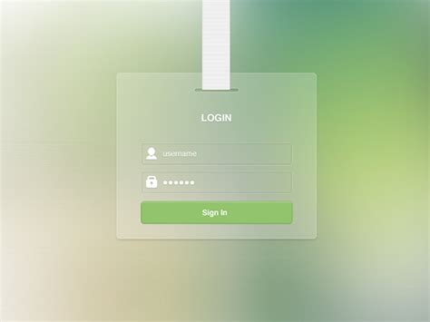 A Unique Collection Of Free Login Form Psd Files Graphicloads