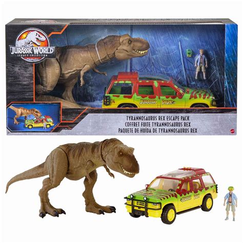 Buy Jurassic World Legacy Collection Tyrannosaurus Rex Escape Pack With Jurassic Park Vehicle