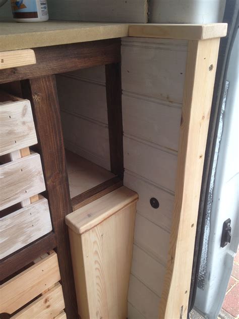 Campervan fit out using client's new & reclaimed materials | Campervan