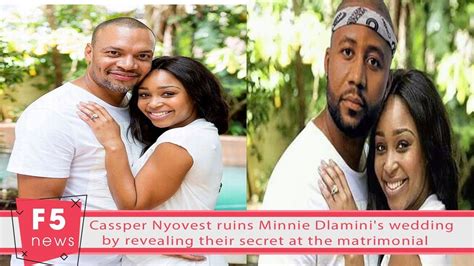 Cassper Nyovest Ruins Minnie Dlaminis Wedding By Revealing Their