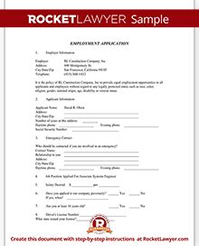 employment application   print save