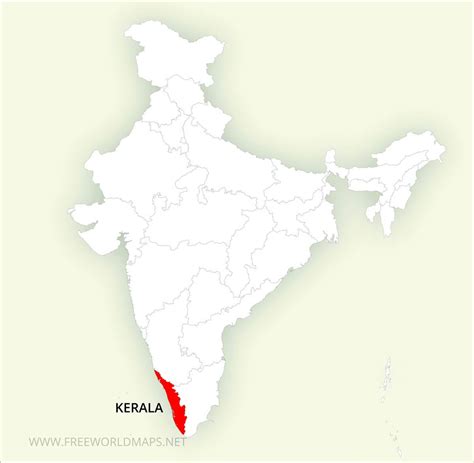 Keralas Map Kerala Maps Kerala Is A State On The Southwestern