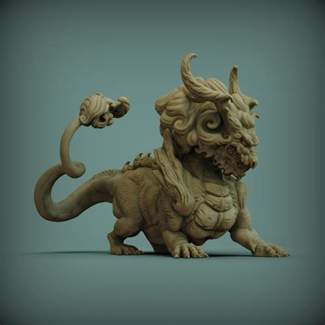 free stl file dragon asian 3d・3d printable object to download・cults