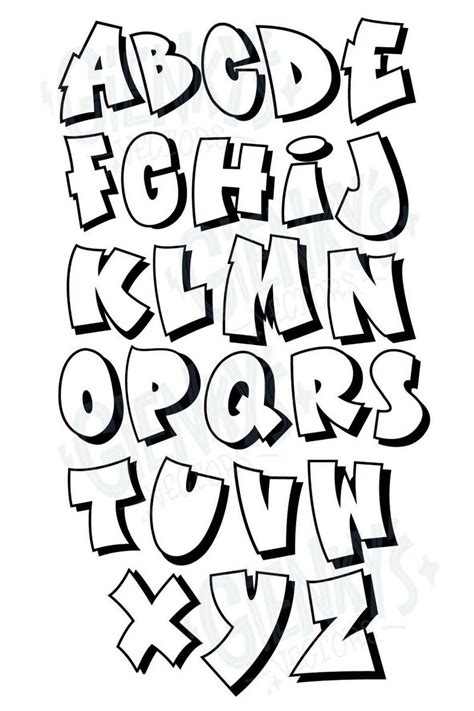 We do not want to be caught, so speed is of the essence. Alphabet Graffiti vector font Create Own Style Logo | Etsy
