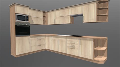 Kitchen Furniture 3d Model Free Download Best Home Design Ideas