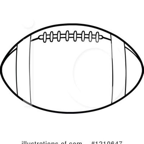 Free Printable Football Outline Clip Art