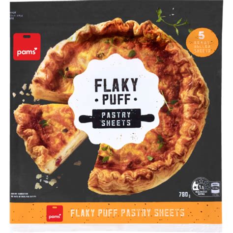 Pams Flaky Puff Pastry 5 Sheets 780g Prices Foodme