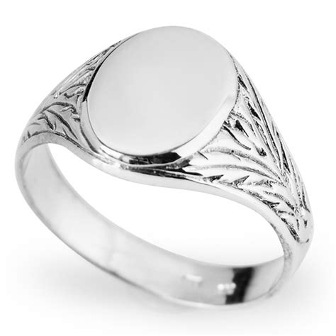 Sterling Silver Mens Signet Ring Harry Fay Jewellery