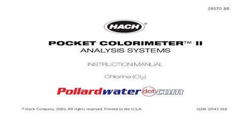 Hach 5870000 Colorimeter Manual Dmb - [PDF Document]