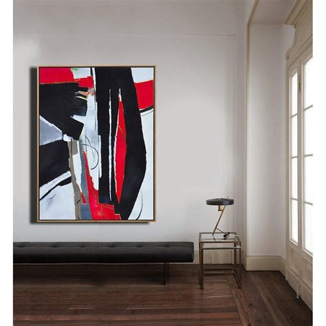 Vertical Contemporary Art #X130B | Contemporary art, Oversized wall art, Contemporary