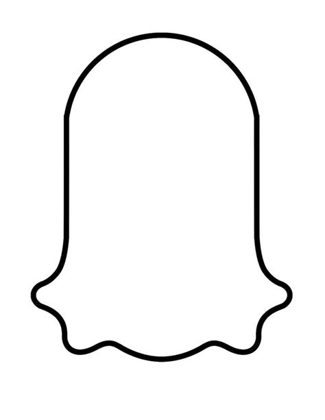 printable ghost template ghost template halloween templates