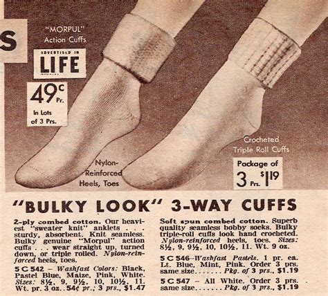 1950s Socks Womens Bobby Socks