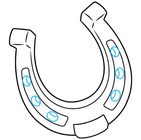 How To Draw A Horseshoe - Turnluck34