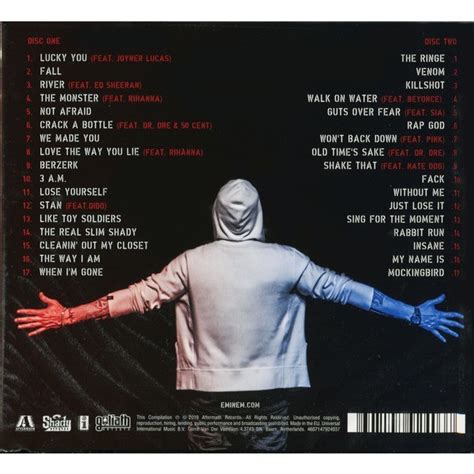 Greatest Hits By Eminem Cd X 2 With Techtone11 Ref117598486